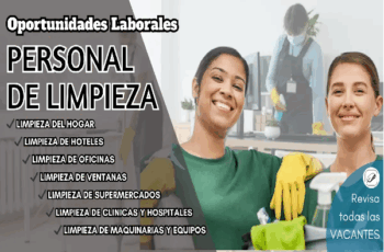 Ofertas de Empleo para Personal de Limpieza