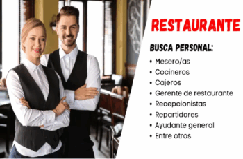 Puestos en Restaurantes con Formación y Crecimiento